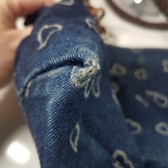 Brighton Heart Jeans Mini Tote Purse - Picture 9 of 15